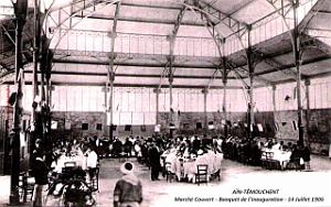 Ain-Temouchent - Marche couvert - Banquet inauguration -14-juillet 1906